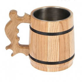 Пивний бокал з дерева