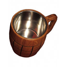 Пивний бокал з дерева