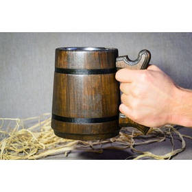 Пивний бокал з дерева