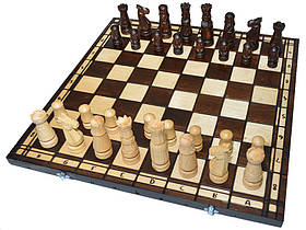 Дерев'яні шахи "LARGE CASTLE", 60х60 см. Великий замок