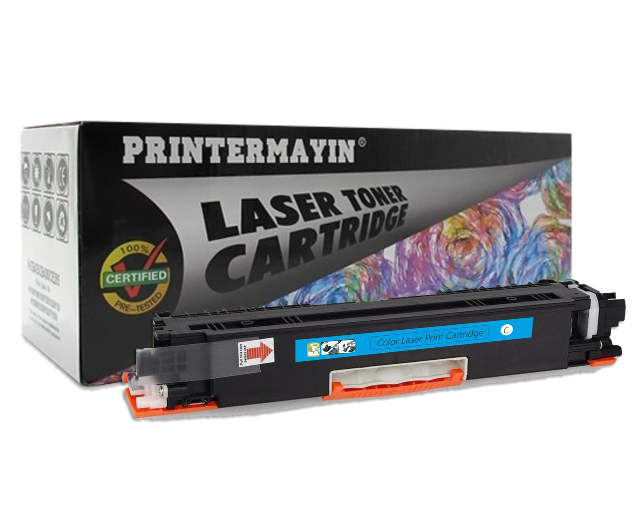 Картридж Сапоп LBP7010c (LBP-7010) сумісний c блакитним кольором (1000 стор.) PrinterMayin, фото 1