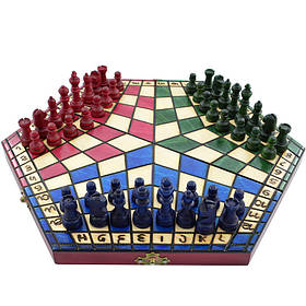 Шахи на трьох, 35х40 см