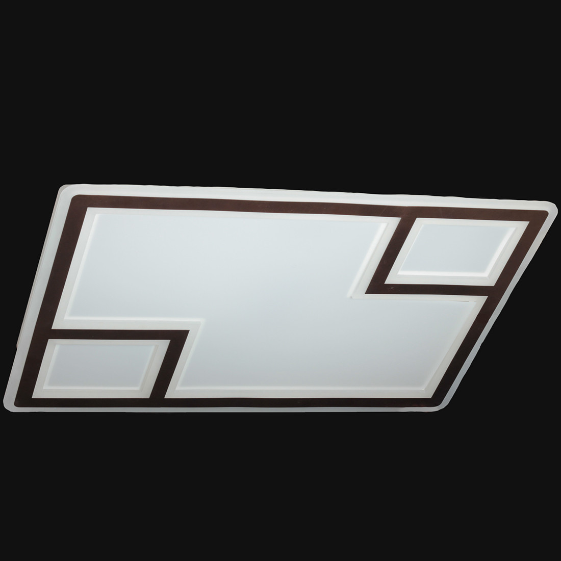 Люстра, великий світлодіодний квадрат в зал, кухню, вітальню, фото 1