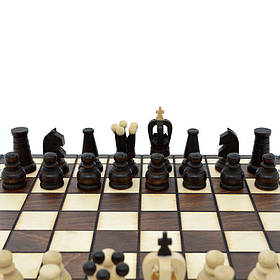Дерев'яні шахові фігури "Амбасадор" No1