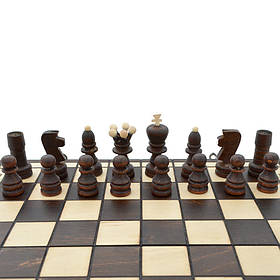 Дерев'яні шахові фігури "Амбасадор" No3