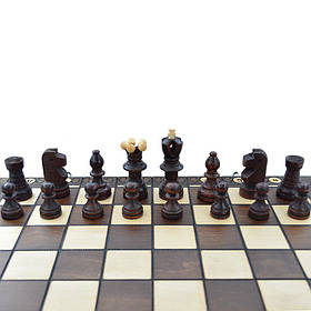 Дерев'яні шахові фігури "Амбасадор" No4