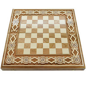 Шахова дошка. 44х44 см. Бісер