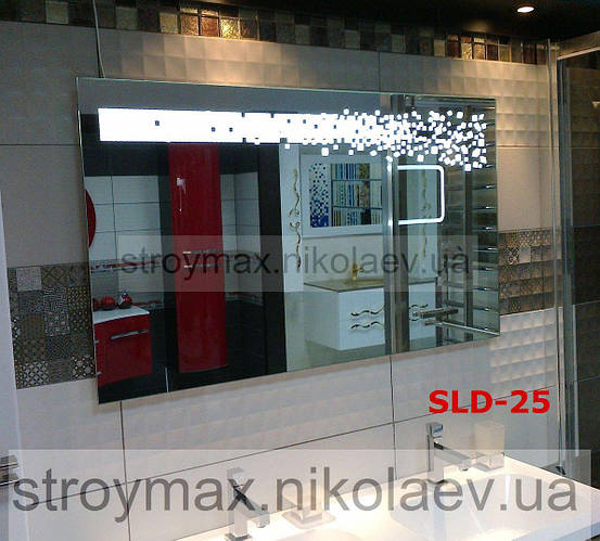 Зеркало со встроенной подсветкой SLD-25 (800х600), цена 3653 грн — Prom ...
