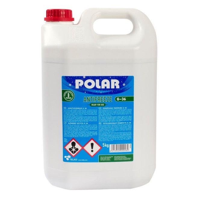Антифриз синій (-36°C) POLAR Standard BS 6580 G11 каністра 5 літрів
