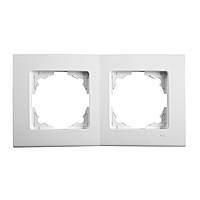 Рамка подвійна Viko Linnera біла