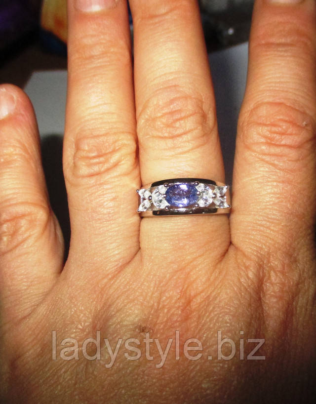 купить серьги с танзанитами украшения танзанит леди стиль
