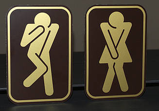 Таблички для туалетів