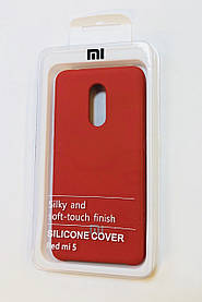 Чохол-накладка на телефон Xiaomi Redmi 5 червоного кольору
