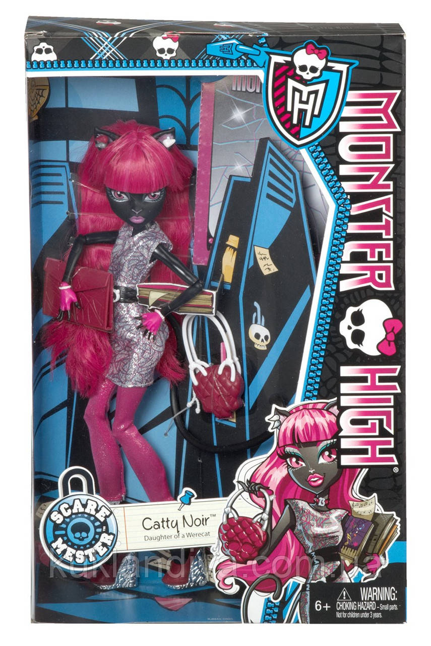 Кукла Monster High Кэтти Нуар Скарместр - New Scaremester Catty Noir (CDF49) - фото 4 - id-p64395965