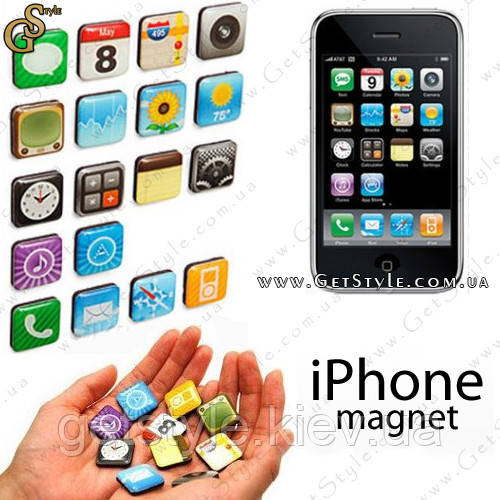 Набір магнітів iPhone — "App Magnets" — 18 шт.