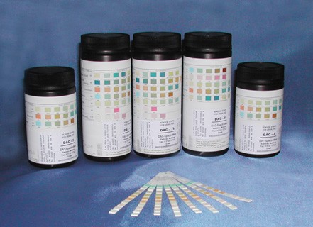 Тест-смужки DAC-8 - глюкоза, білок, РН, кров, кетони, білірубін, уробіліноген, нітрити (100 шт)
