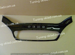 Дефлектор на капота ZAZ Sens 2007-/з решіткою радіатора (ЗАЗ Сенс)