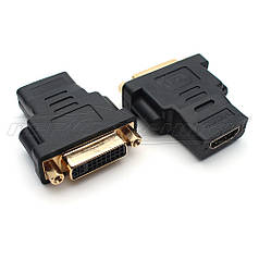 Перехідник HDMI (F) — DVI (24+5 pin) (F) 
