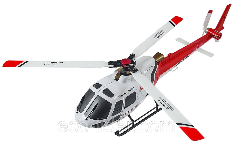 Вертоліт 3D мікро 2.4 GHz WL Toys V931 FBL безколекторний (червоний)