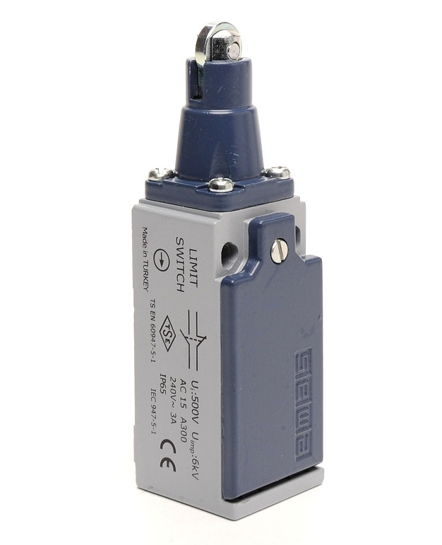 Вимикач кінцевий з металевим роликом d=13mm (1НО+1НЗ), фото 1