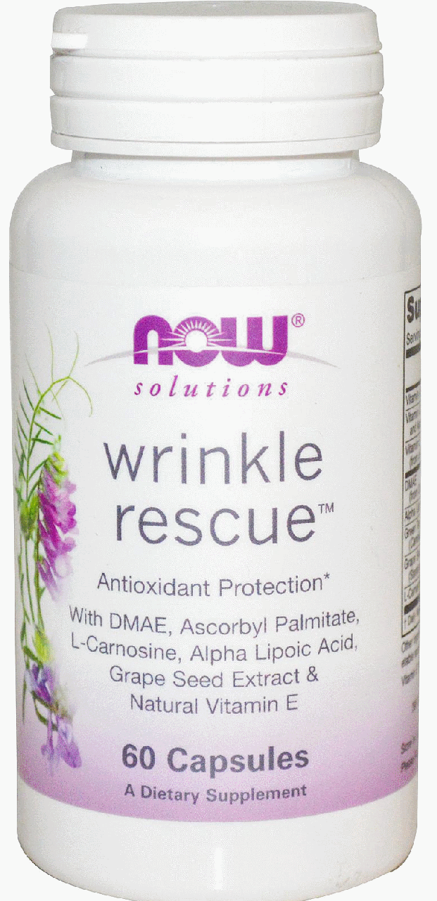 Вітаміни від зморщок Now Foods Wrinkle Rescue 60 Caps