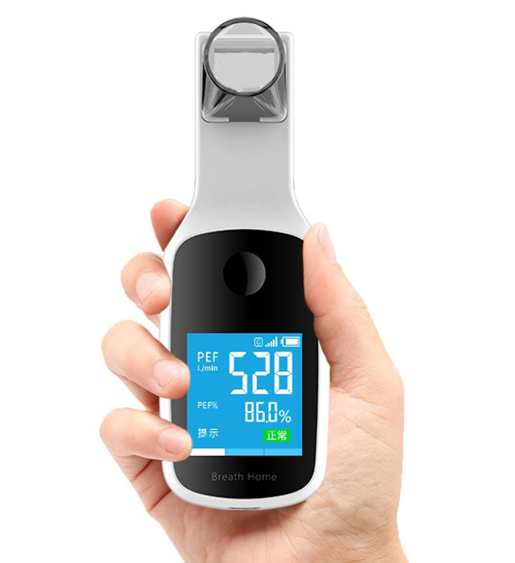 Спірометр портативний Breath Home для визначення дихальної здатності з передаванням даних на Android, IOS