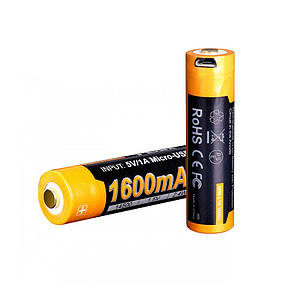 Акумулятор Li-Ion 14500 Fenix ARB-L14-1600U 1600mAh 1.5v (1 шт.)