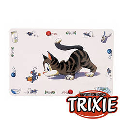 Trixie (Тріксі) Килимок "Comic Cat" під миски для котів 44*28см