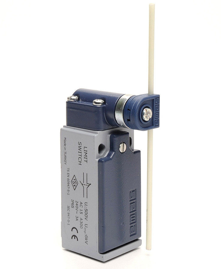 Вимикач кінцевий кутовий многонаправленный з скловолоконим штирем (1НО+1НЗ), фото 1