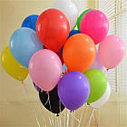 Кульки з гелієм 30 см блакитний, фото 2