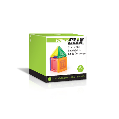 Конструктор PowerClix Solids Базовий набір, 6 деталей G9481