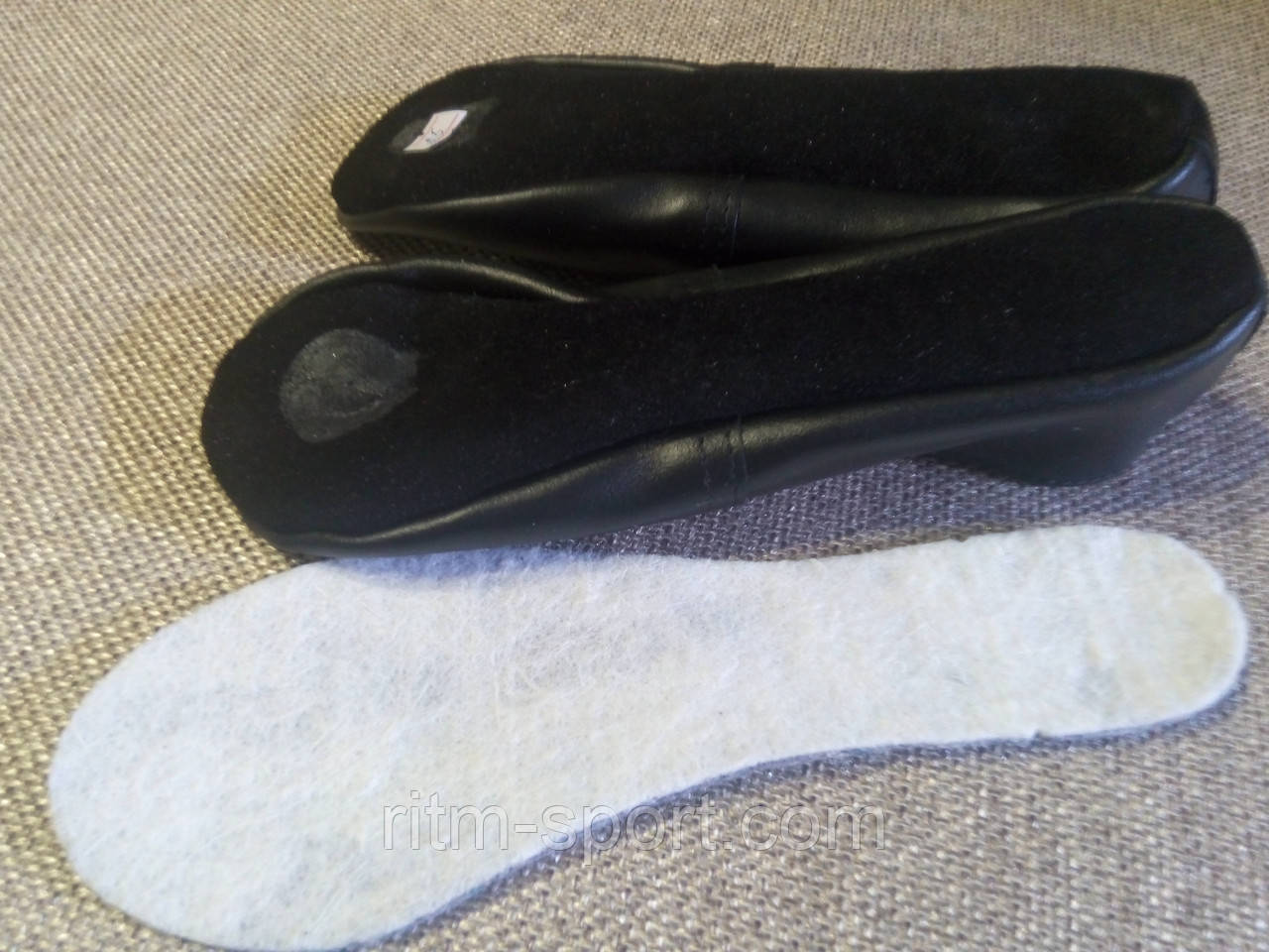 Чешки кожаные черные (размер 44) - фото 3 - id-p203547663