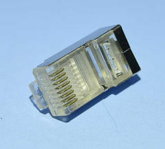 Штекер 8P8C (RJ45) екранований TEL0005