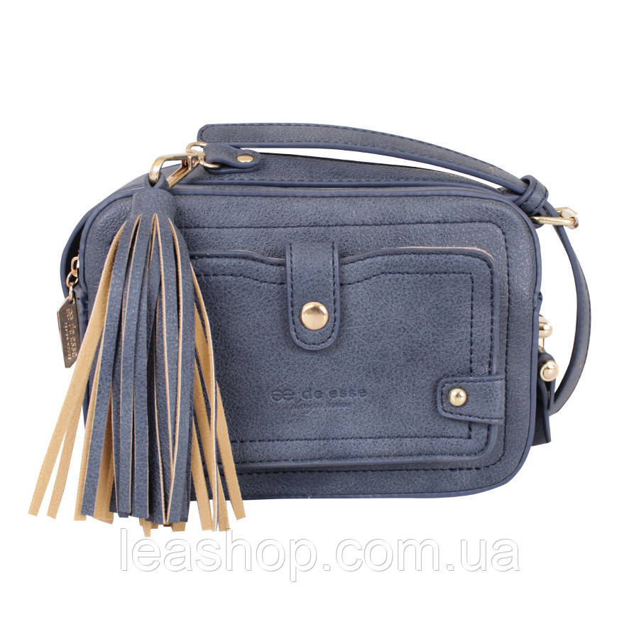 Сумка синяя на молнии, фото 1