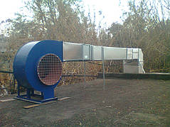 Приточно-вытяжная вентиляция в покрасочной камере СТО 1