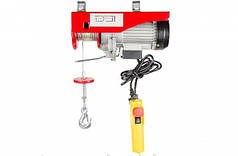 Електричний тельфер Euro Craft HJ208 • 500/1000кг • 2 кВт • Надійна збірка - постачання з Польщі