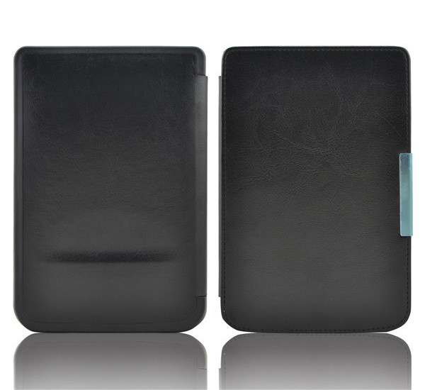 Чохол для PocketBook 614 Basic 2/3 (Plus) чорний – обкладинка на електронну книгу Покетбук, фото 1