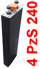 Акумулятор тяговий 4PzS240 Jasz Plasztik