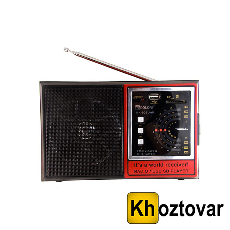 Радіоприймач Golon RX-002UAR USB+SD, фото 1
