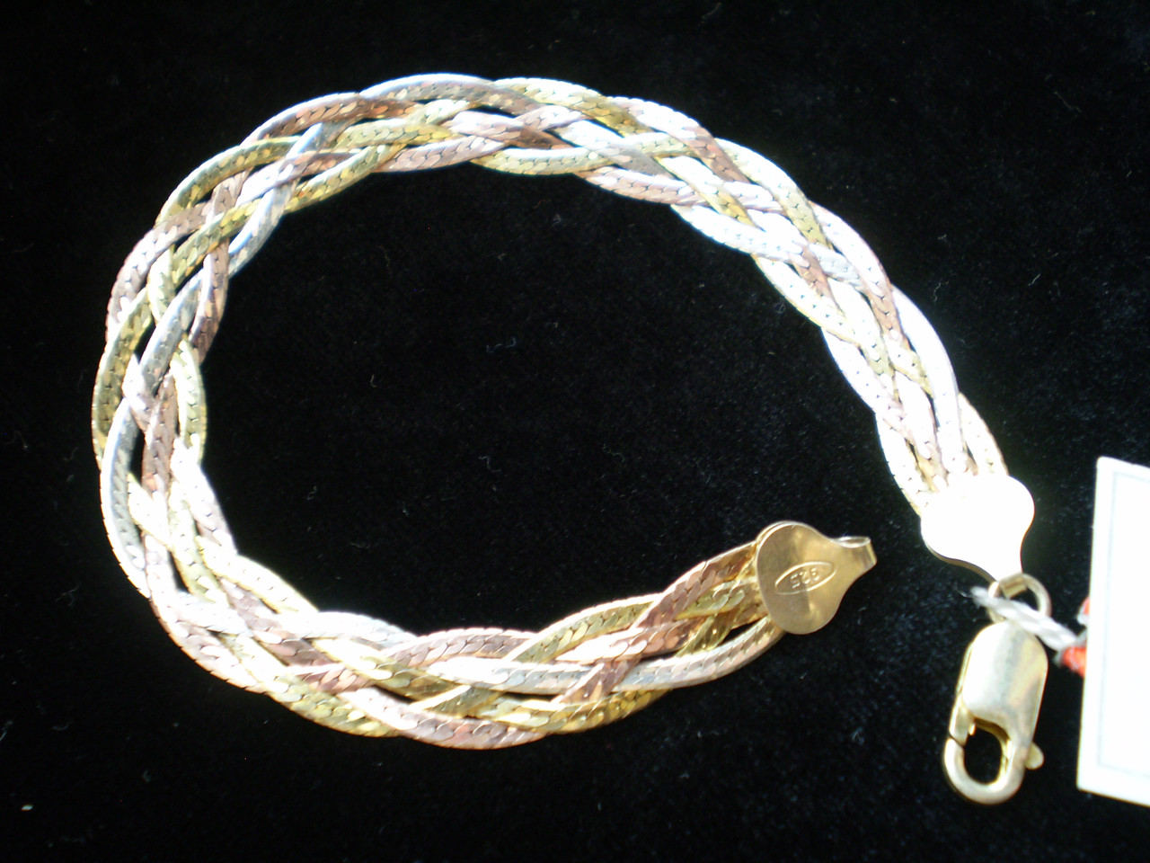 Браслет 5 ЛЕНТ позолота, фото 1