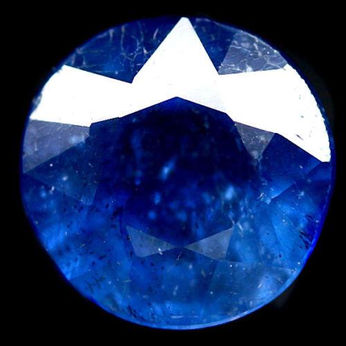3.03 кт Природний синій сапфір круг 8.1 мм, фото 1