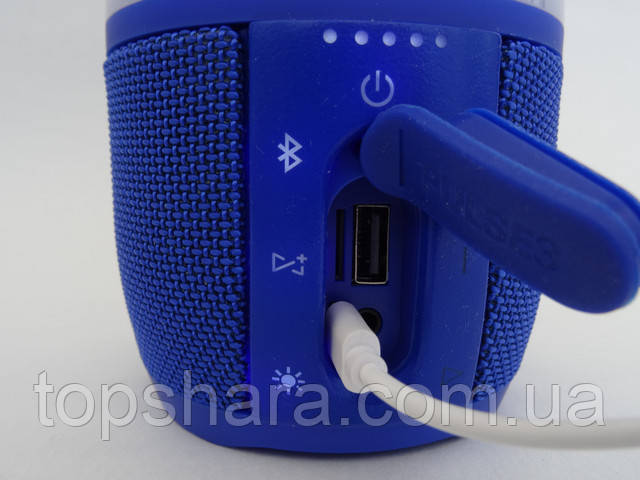 Колонка портативная с подсветкой Bluetooth JBL Pluse 3 Blue