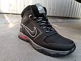 Чоловічі шкіряні зимові черевики Nike 40-45 р, фото 4