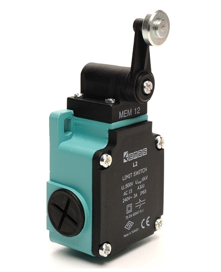 Вимикач кінцевий з металевим роликом d=18mm (1НО+1НЗ), фото 1