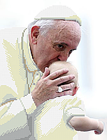 Схема для вишивки бісером Папа Римський Понтифік