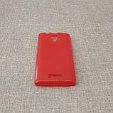 Чехол TPU Lenovo A1000 red, фото 3