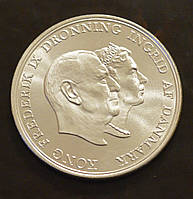 Данія 5 крон 1960 р (Срібло) 1