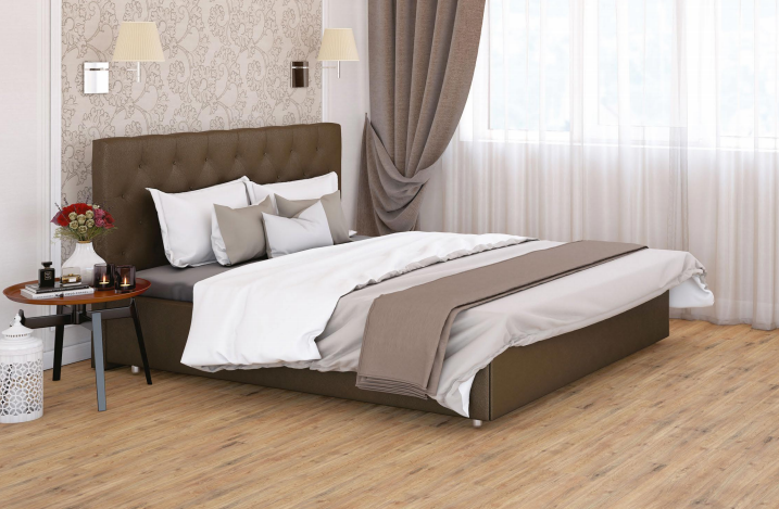 Ліжко двоспальне ліжко м'яке Рада Gorodok 160х200 з підйомним механізмом