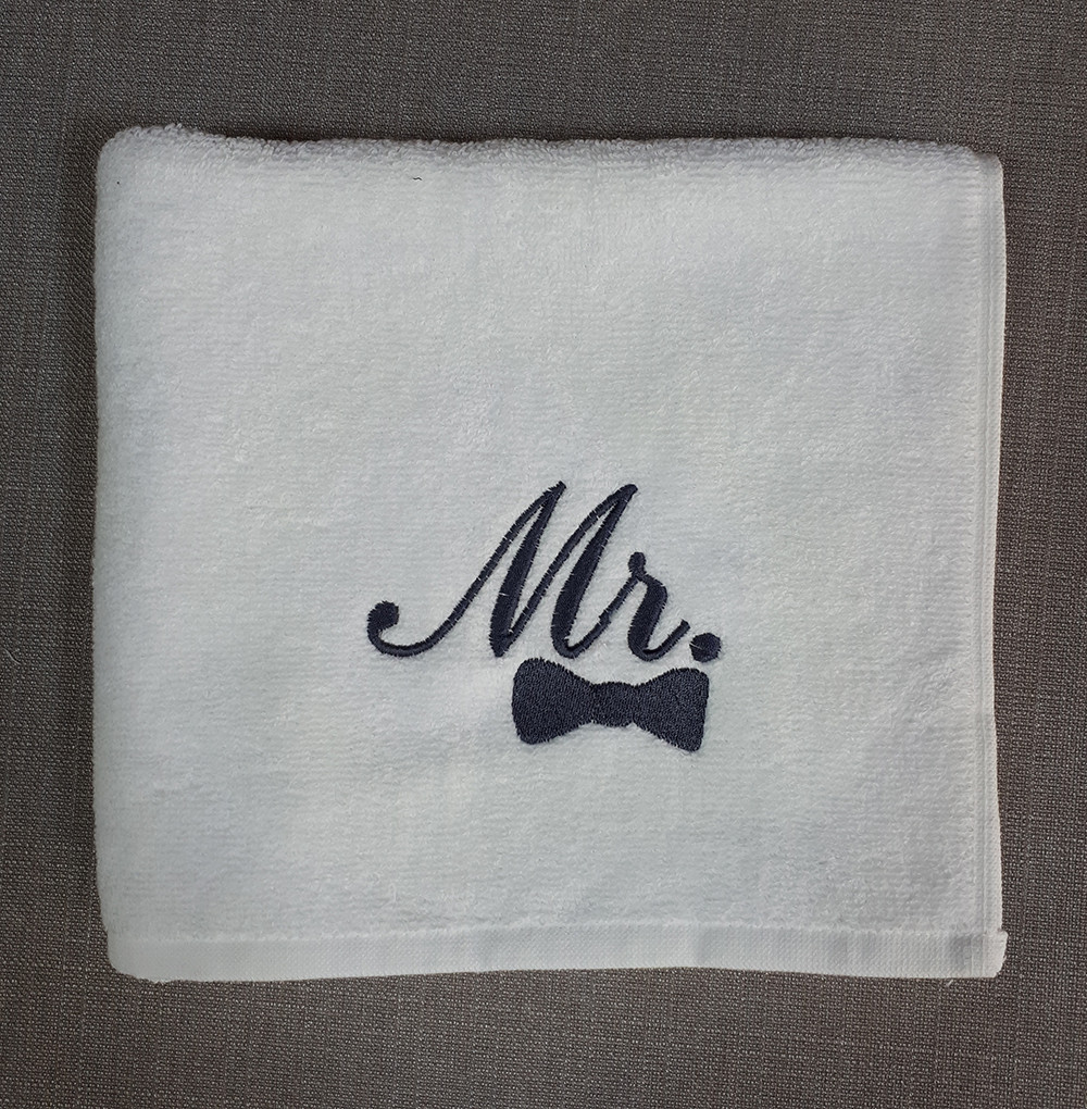 Рушник з вишивкою "Mr ", фото 1