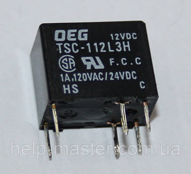 Реле TSC-112L3H; 12VDC, фото 1